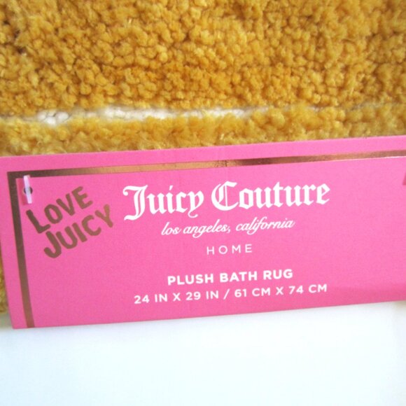 Juicy Couture Yellow Crown Plush Bath Rug Home - Picture 2 of 4